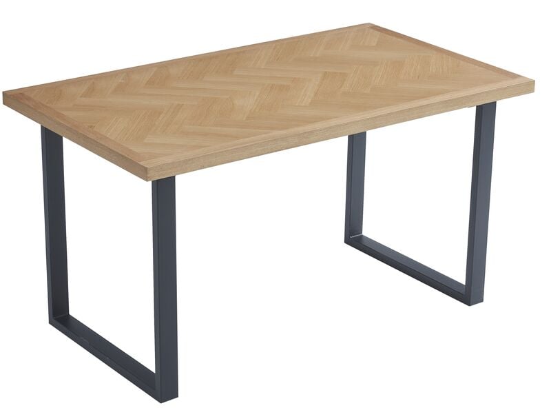 Puro ruokapöytä 140x80 cm tammi/musta